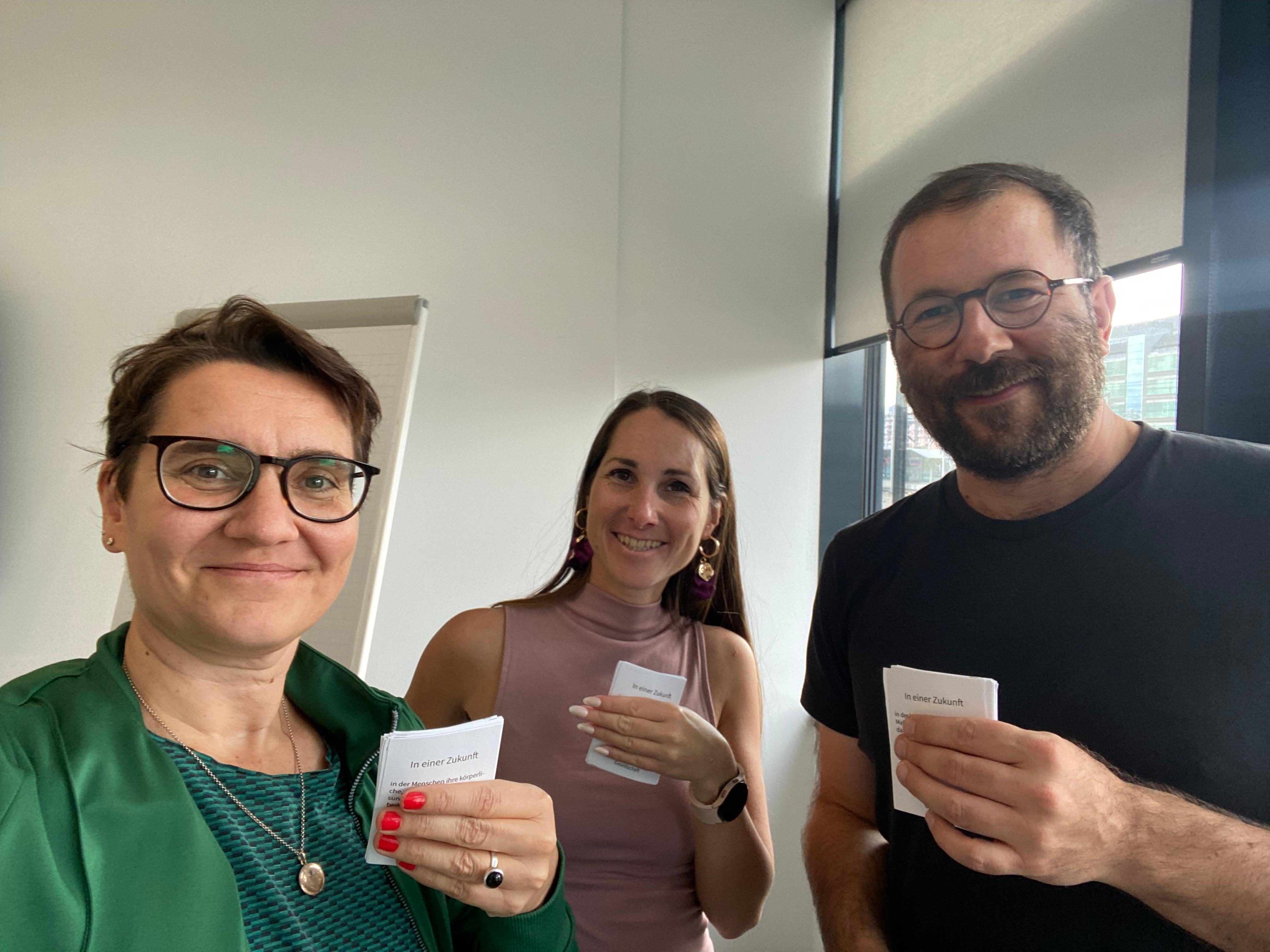 Das Team von PING The Future: Pia Grumeth-Zechner, Ingo Fritsch und Sabrina Kusternik.